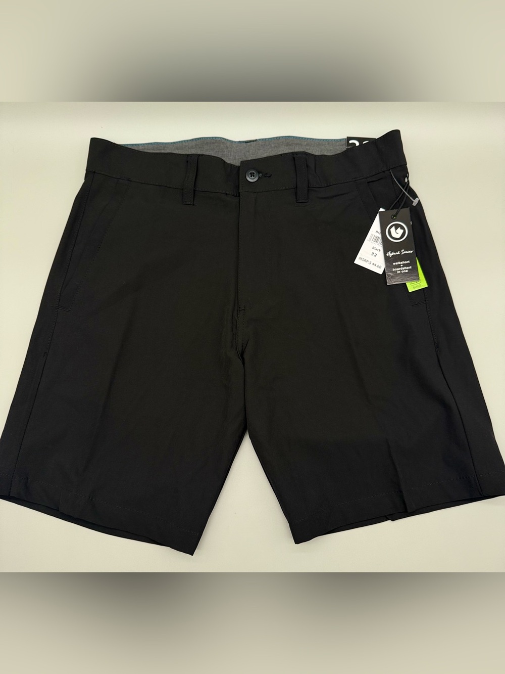 burnside Black Men’s Hybrid Shorts